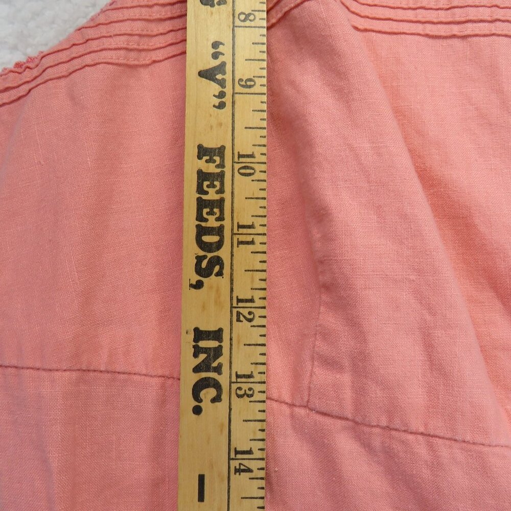 Old Navy Dress Womens‎ 16 Pink Linen Sleeveless Tank Summer Casual Midi Sundress - Picture 4 of 11